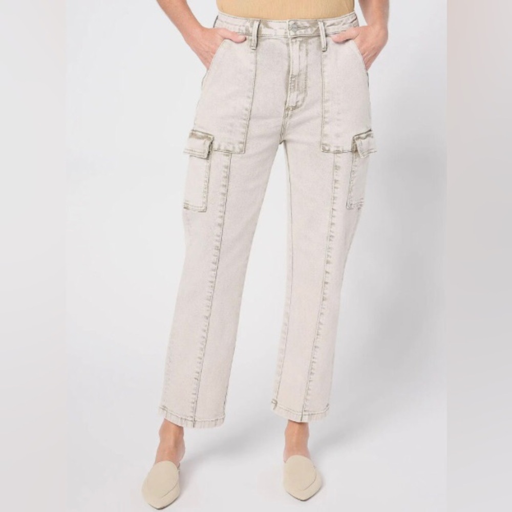 DRIFTWOOD Light Tan Cropped Jeans